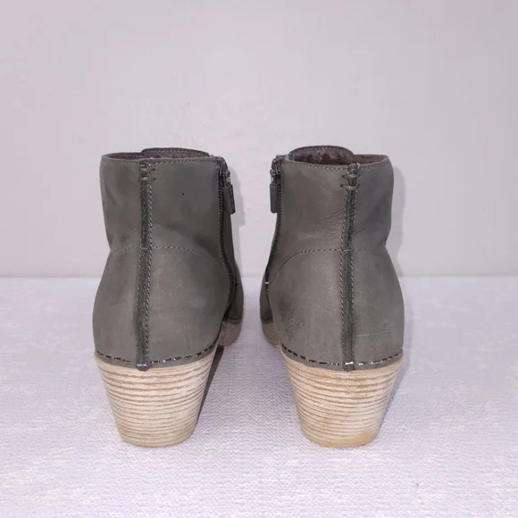 DANSKO Maria Nubuck Clogs Olive Greeb Ankle Boots - Picture 7 of 10